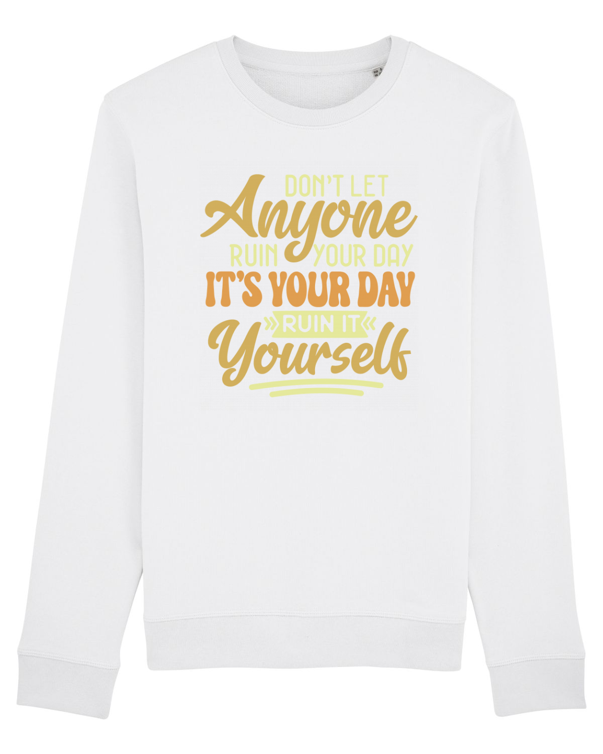 Bluză mânecă lungă Unisex Rise White