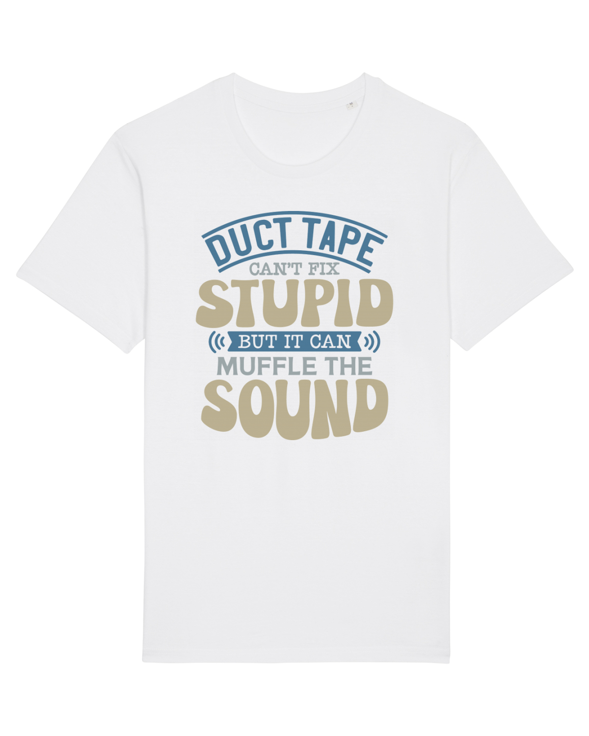 Tricou mânecă scurtă Unisex Rocker White