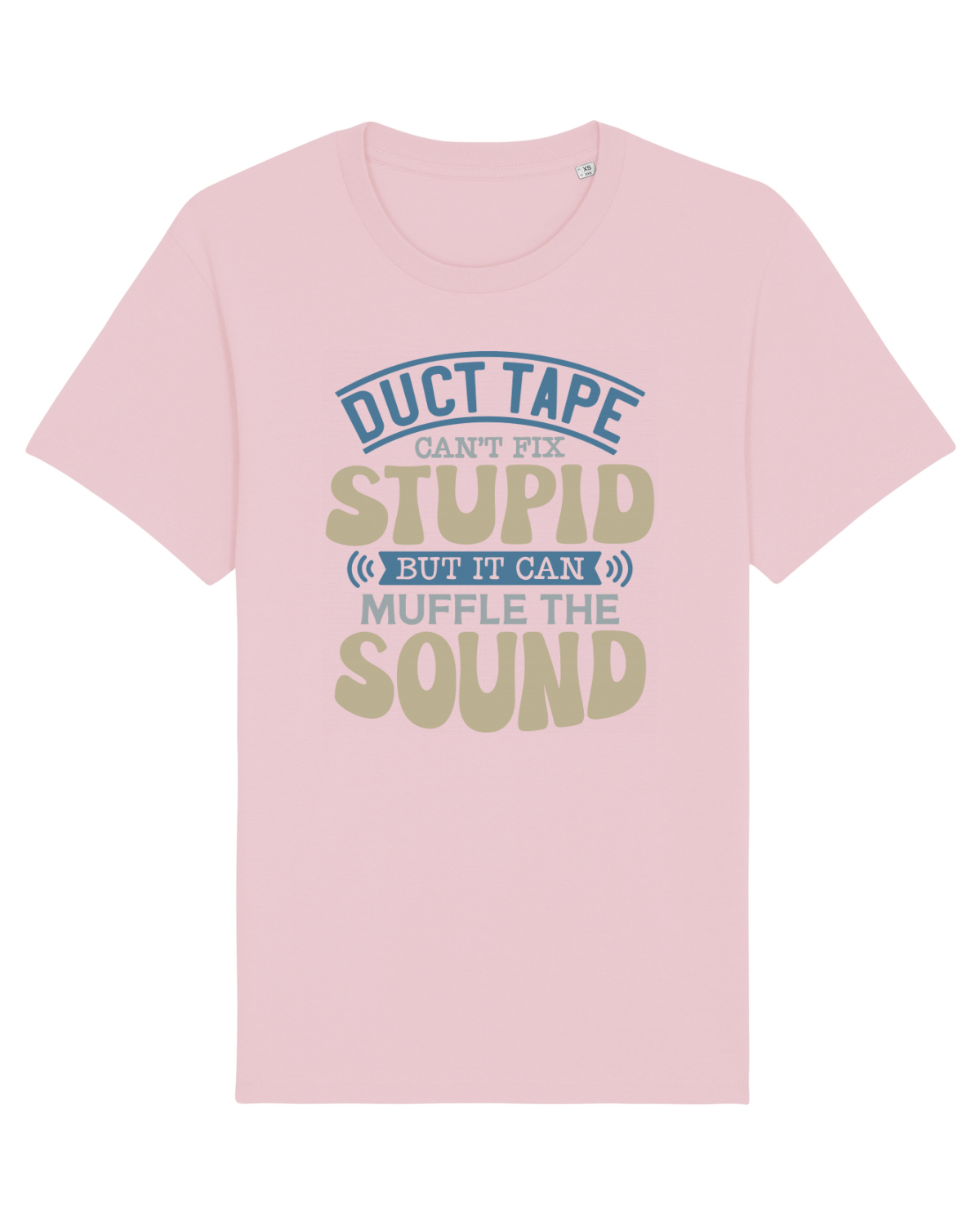 Tricou mânecă scurtă Unisex Rocker Cotton Pink