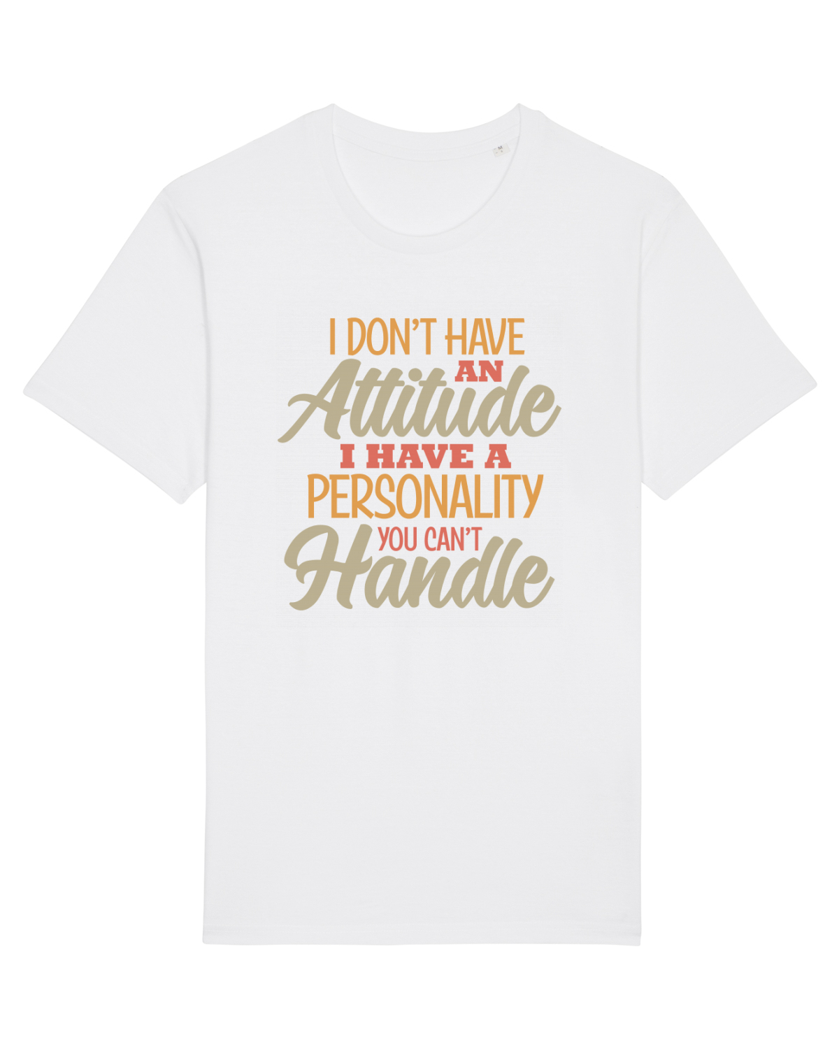 Tricou mânecă scurtă Unisex Rocker White