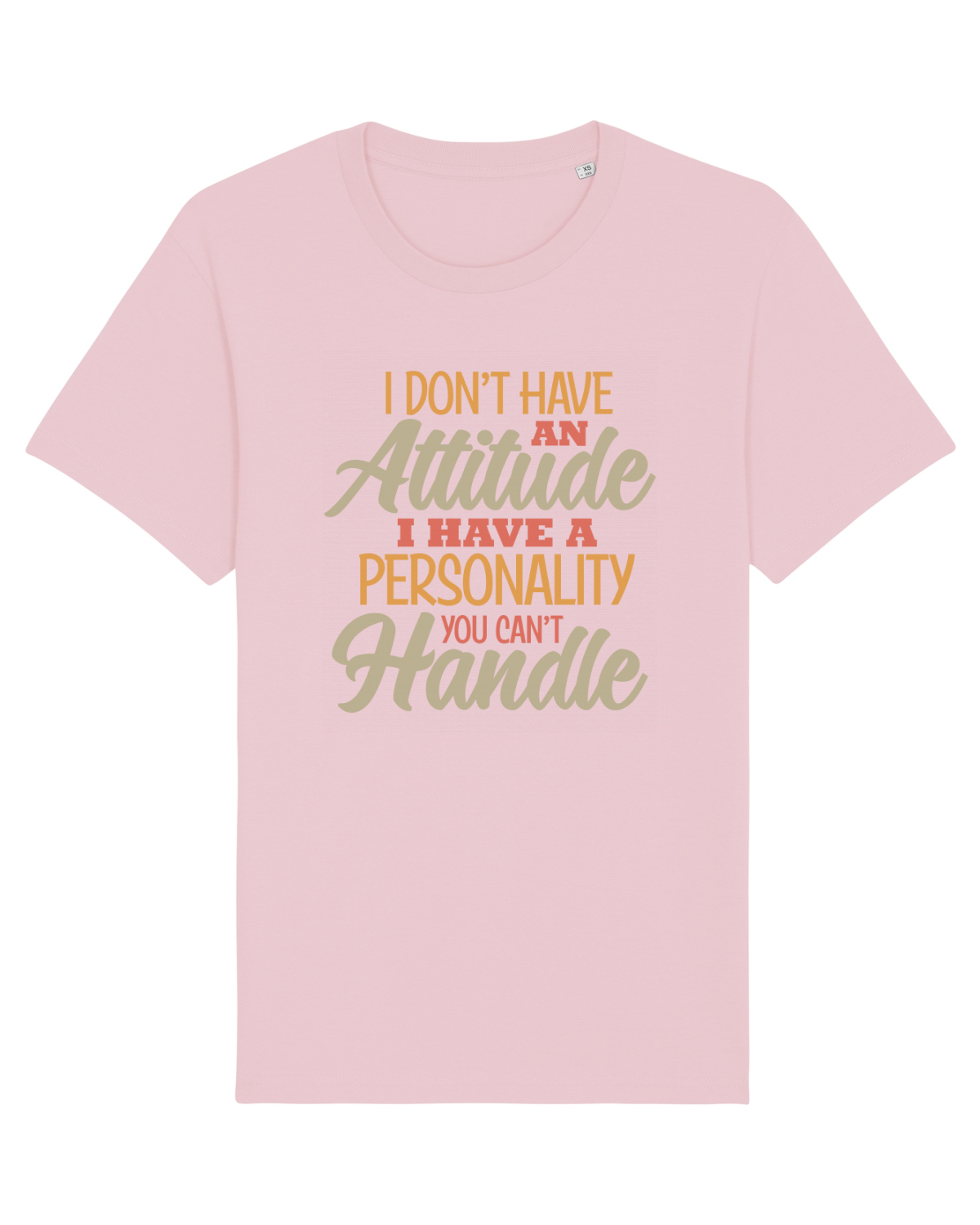 Tricou mânecă scurtă Unisex Rocker Cotton Pink