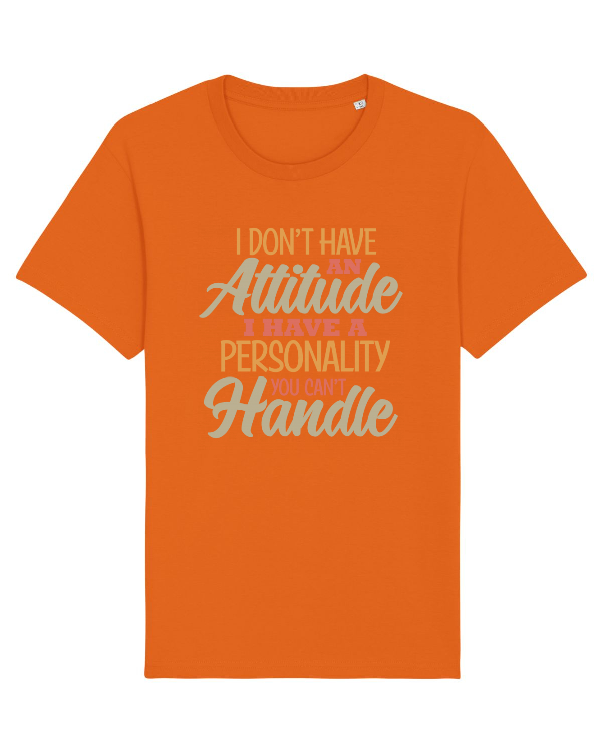 Tricou mânecă scurtă Unisex Rocker Bright Orange