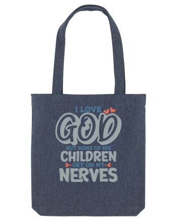 I Love God Midnight Blue