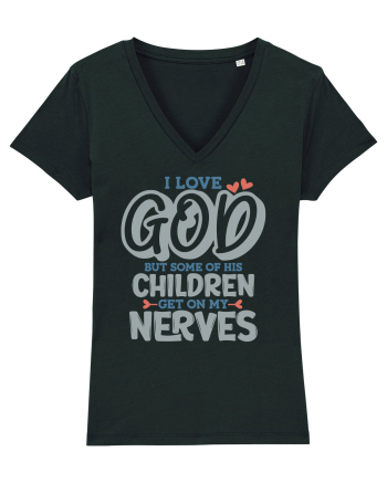 I Love God Black