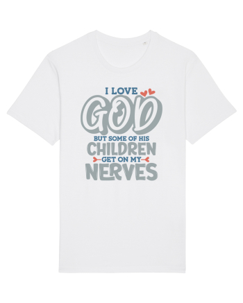 I Love God White