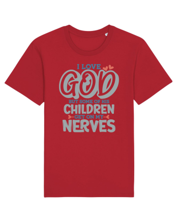 I Love God Red