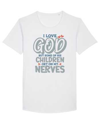 I Love God White