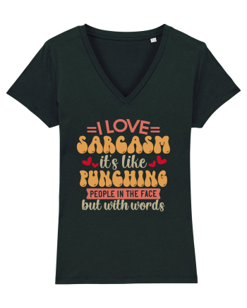I Love Sarcasm Black
