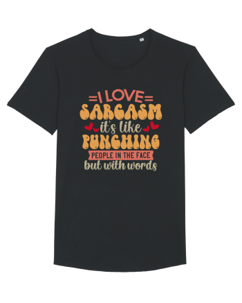 I Love Sarcasm Black