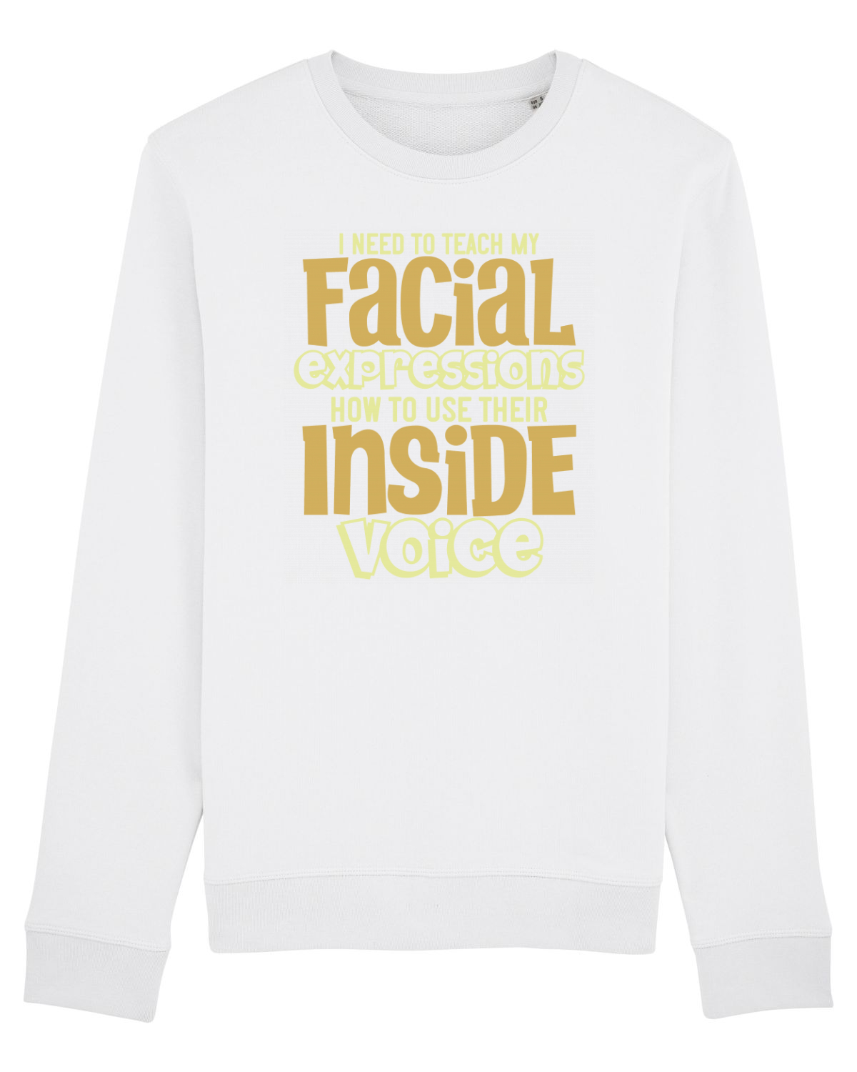 Bluză mânecă lungă Unisex Rise White