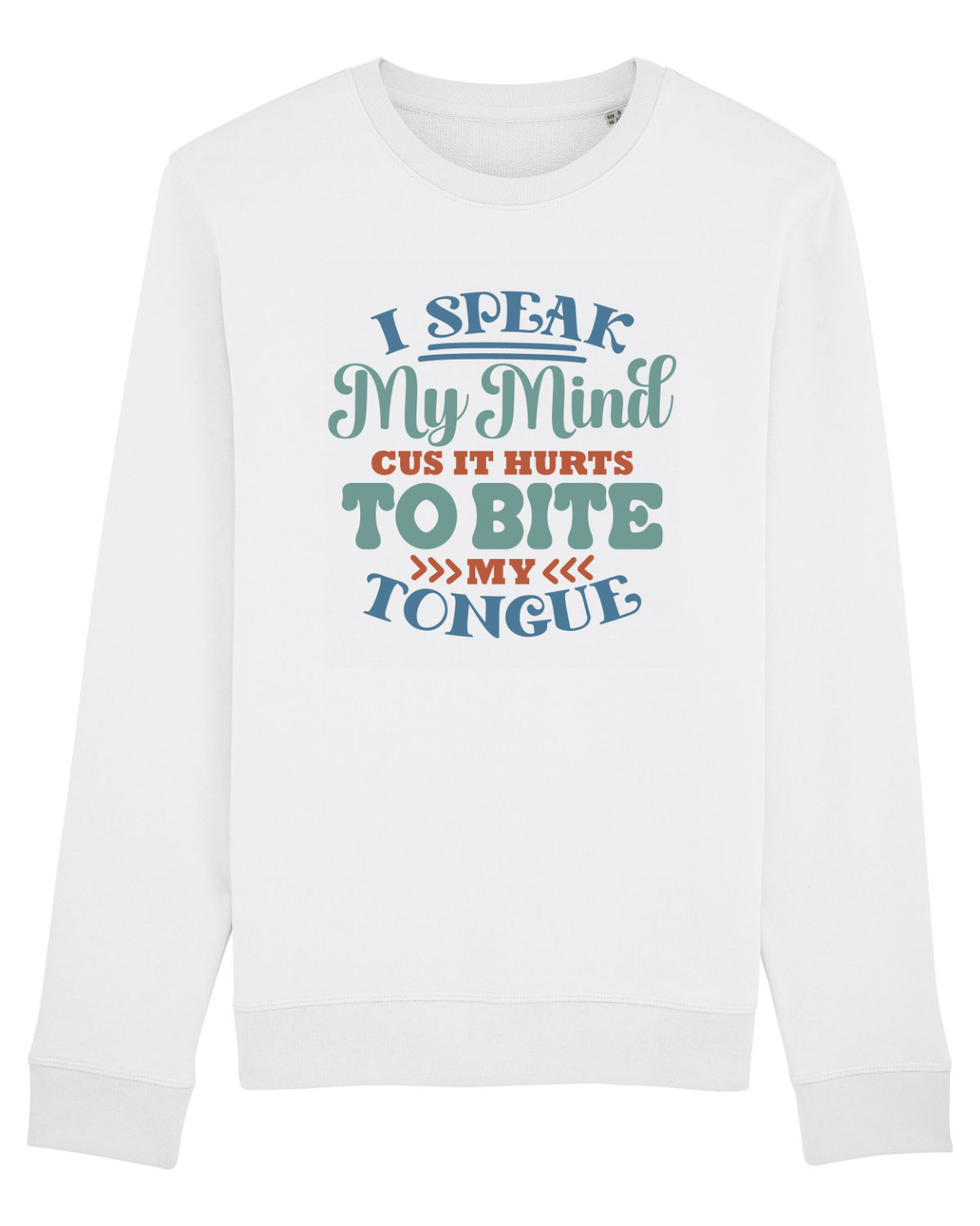 Bluză mânecă lungă Unisex Rise White