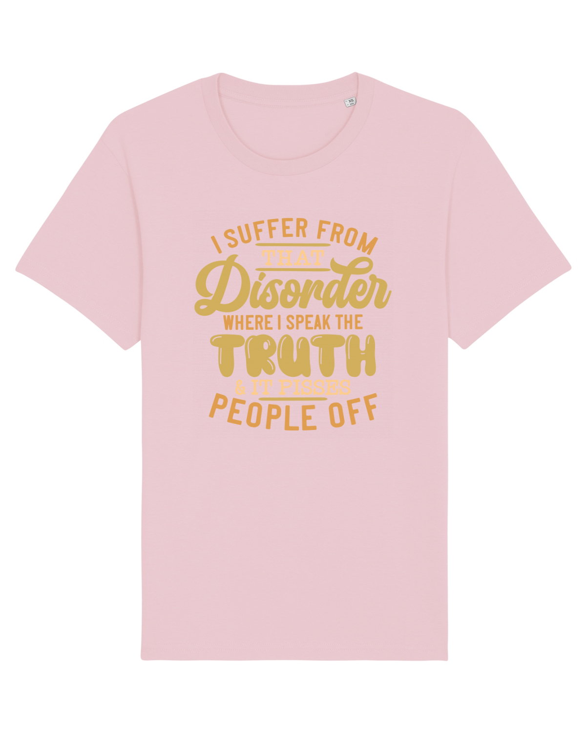 Tricou mânecă scurtă Unisex Rocker Cotton Pink