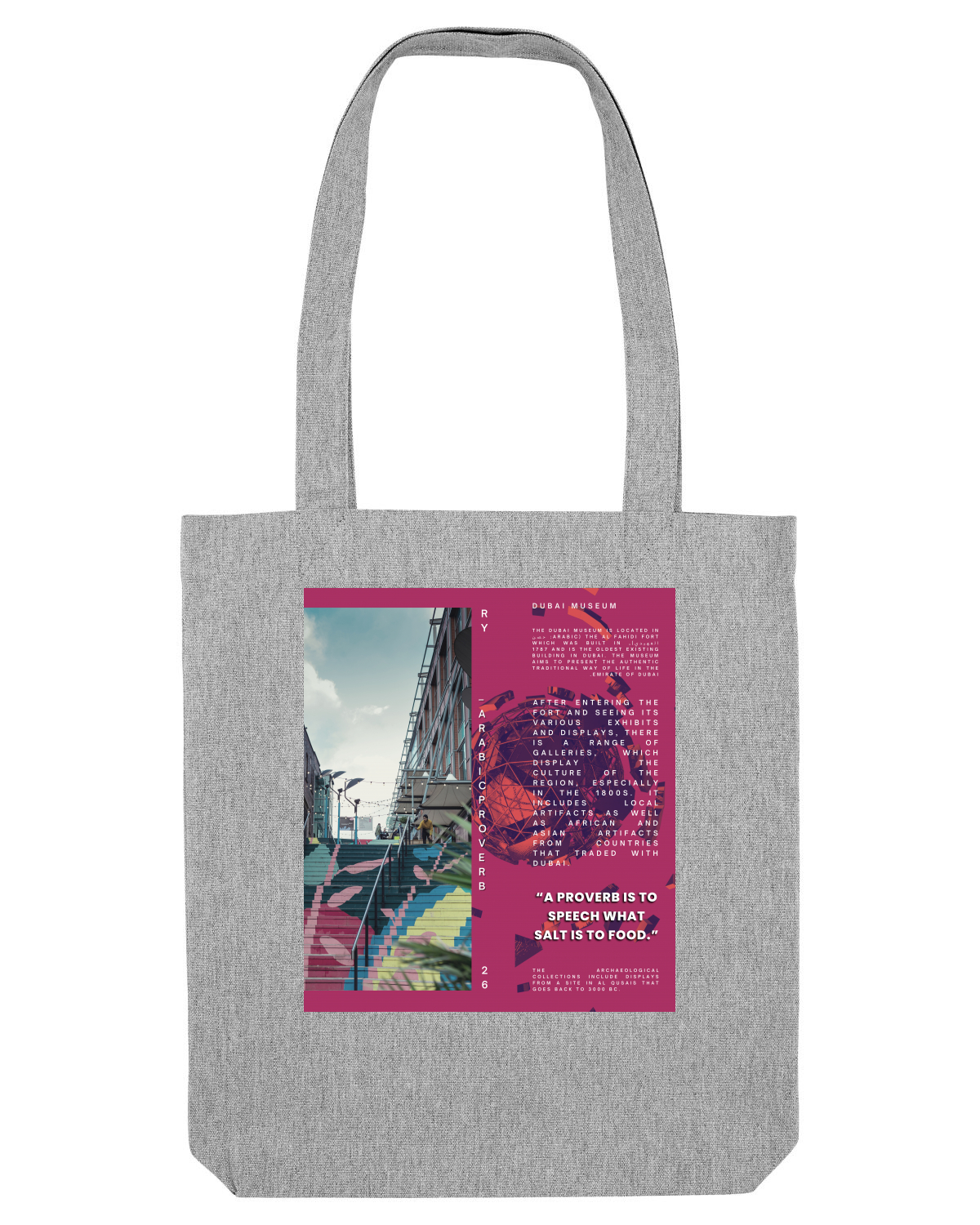 Sacoșă textilă Heather Grey