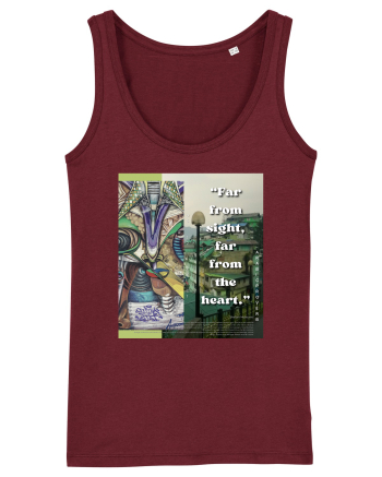 Far From Sight Far From The Heart Burgundy