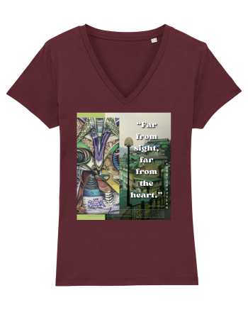 Far From Sight Far From The Heart Burgundy