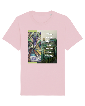Far From Sight Far From The Heart Cotton Pink
