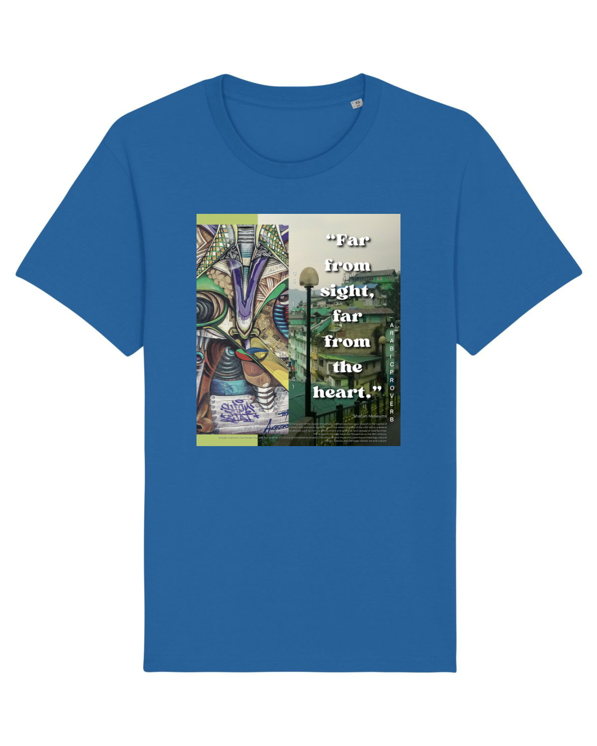 Tricou mânecă scurtă Unisex Rocker Royal Blue