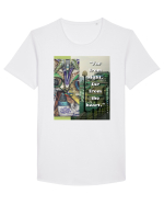 Far From Sight Far From The Heart Tricou mânecă scurtă guler larg Bărbat Skater