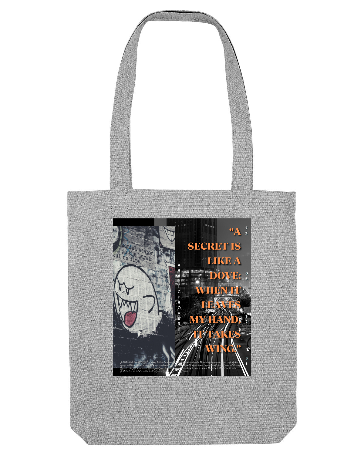 Sacoșă textilă Heather Grey