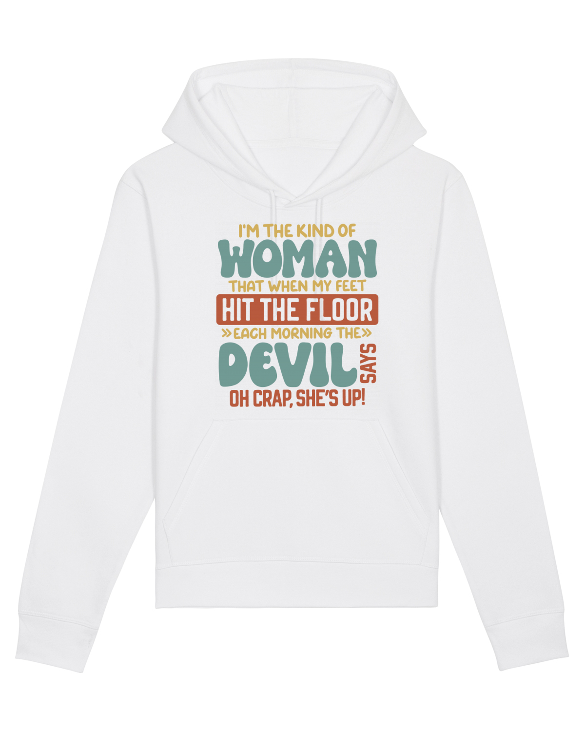 Hanorac Unisex Drummer White