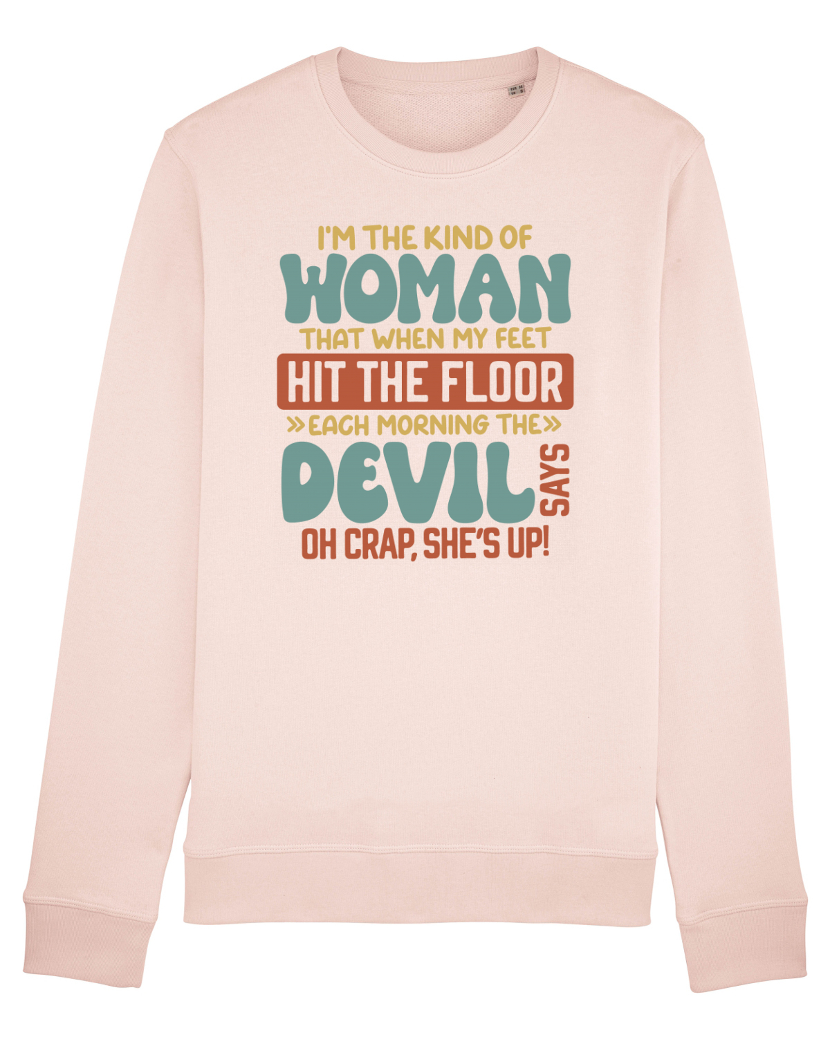 Bluză mânecă lungă Unisex Rise Candy Pink