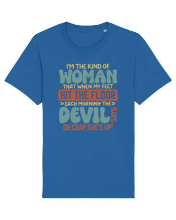I'm The Kind Of Woman Royal Blue