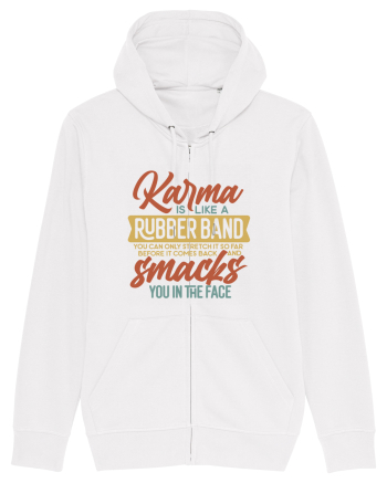 Karma Is Like A Rubber Band White