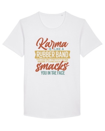 Karma Is Like A Rubber Band White