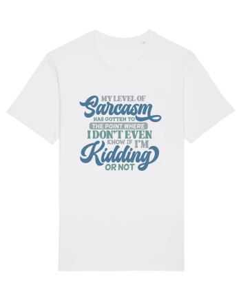 My Level Of Sarcasm White