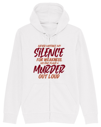 Never Mistake My Silence White