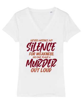 Never Mistake My Silence White