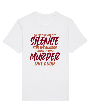 Never Mistake My Silence White