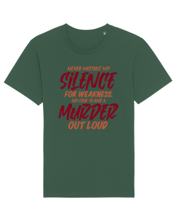 Never Mistake My Silence Bottle Green