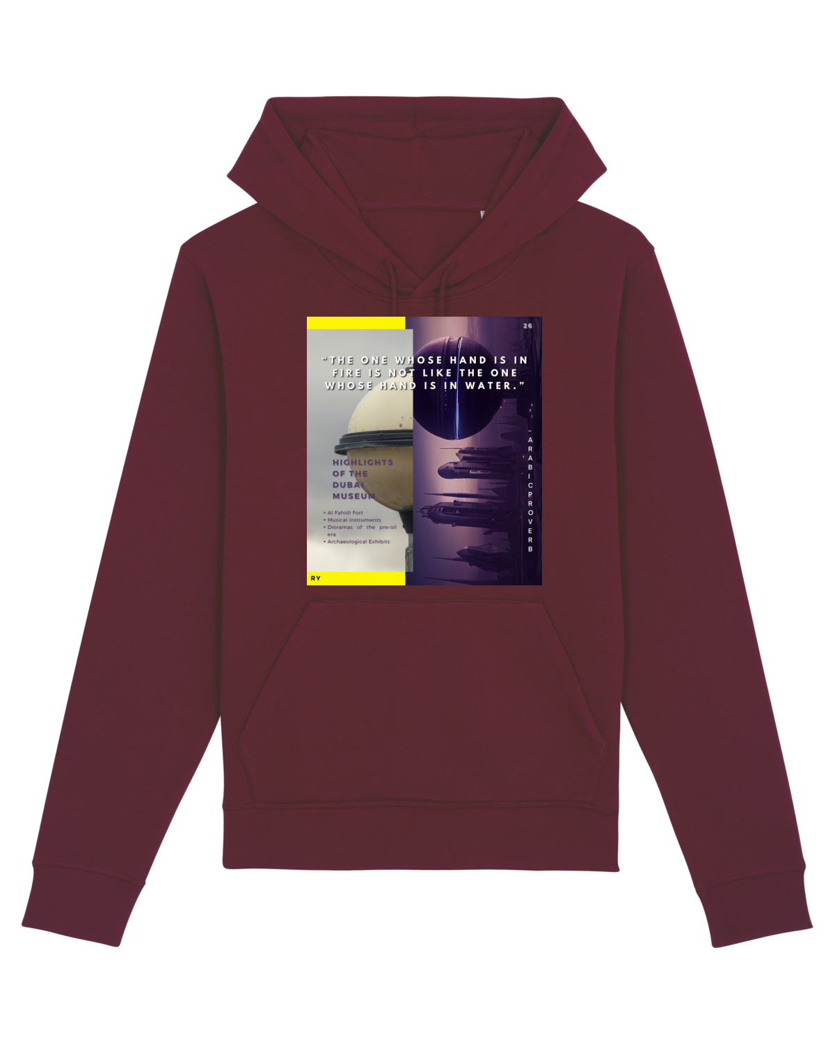 Hanorac Unisex Drummer Burgundy