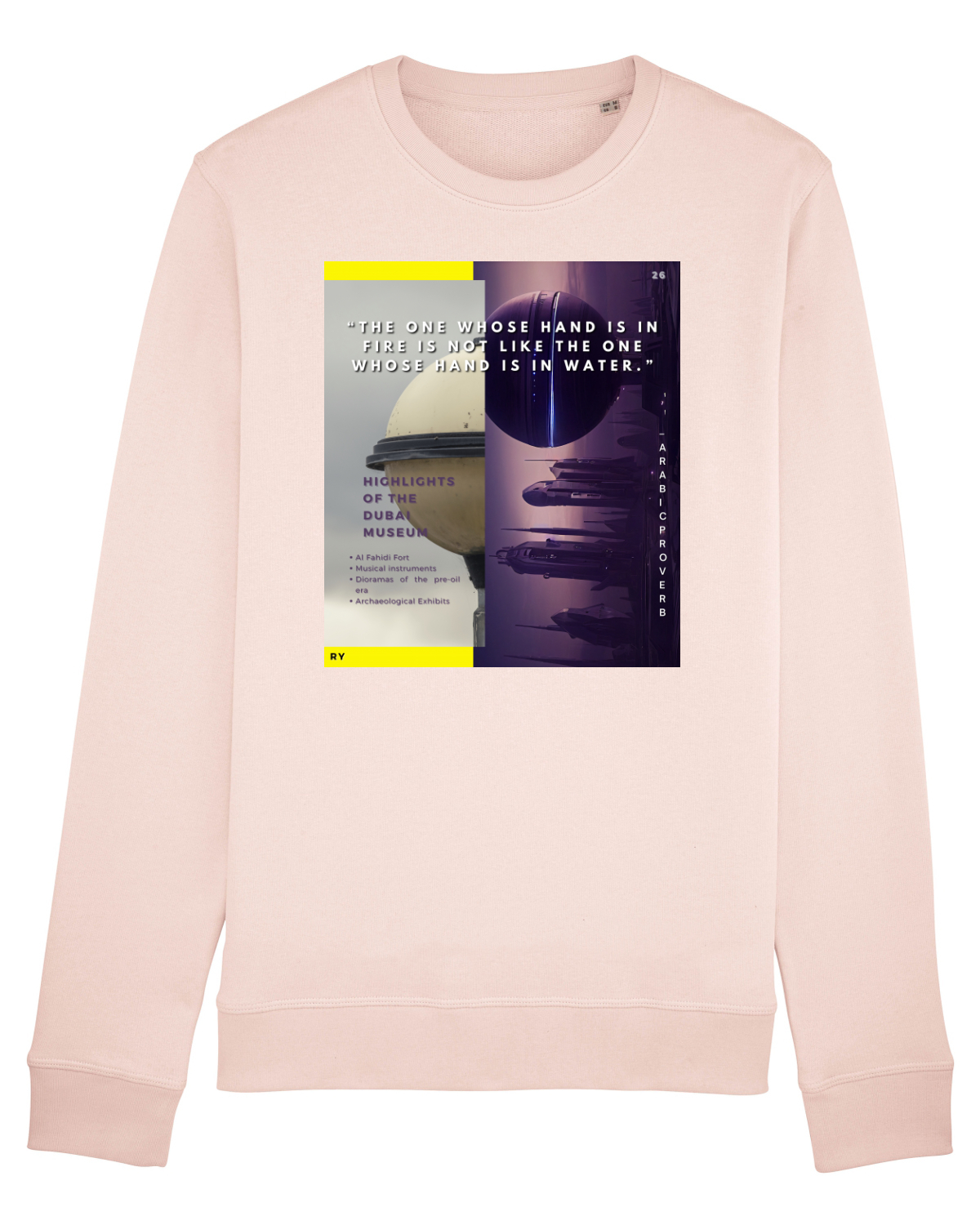 Bluză mânecă lungă Unisex Rise Candy Pink