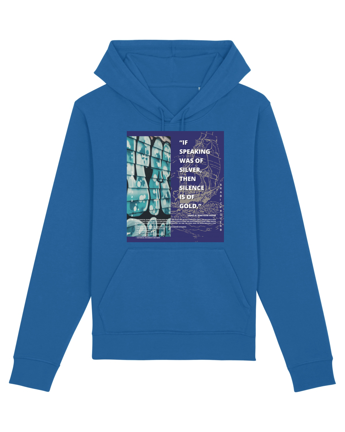 Hanorac Unisex Drummer Royal Blue