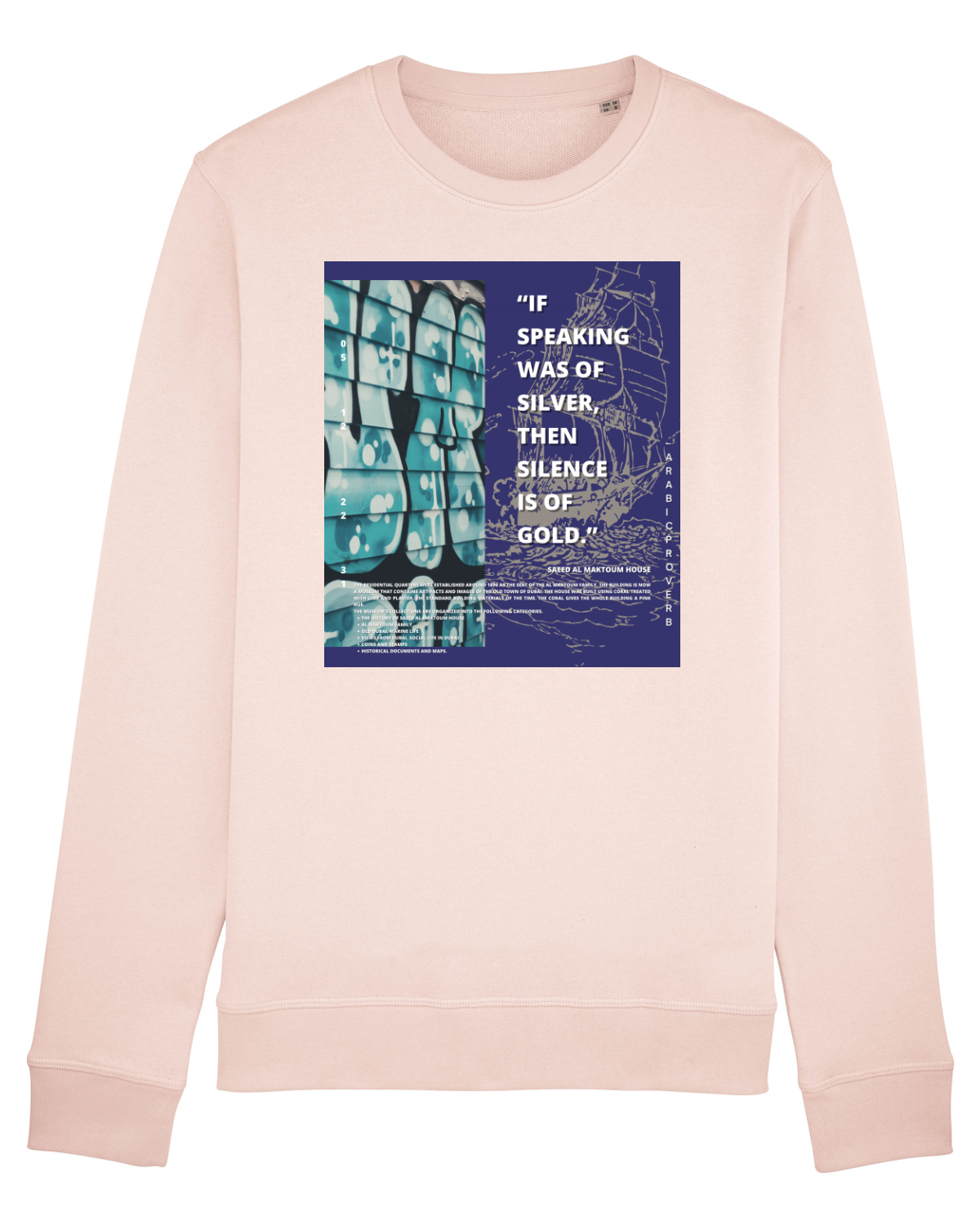 Bluză mânecă lungă Unisex Rise Candy Pink