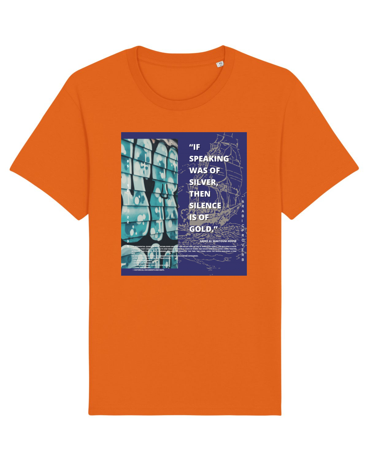 Tricou mânecă scurtă Unisex Rocker Bright Orange