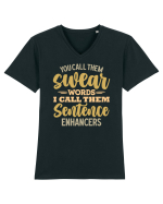 You Call Them Swear Words Tricou mânecă scurtă guler V Bărbat Presenter
