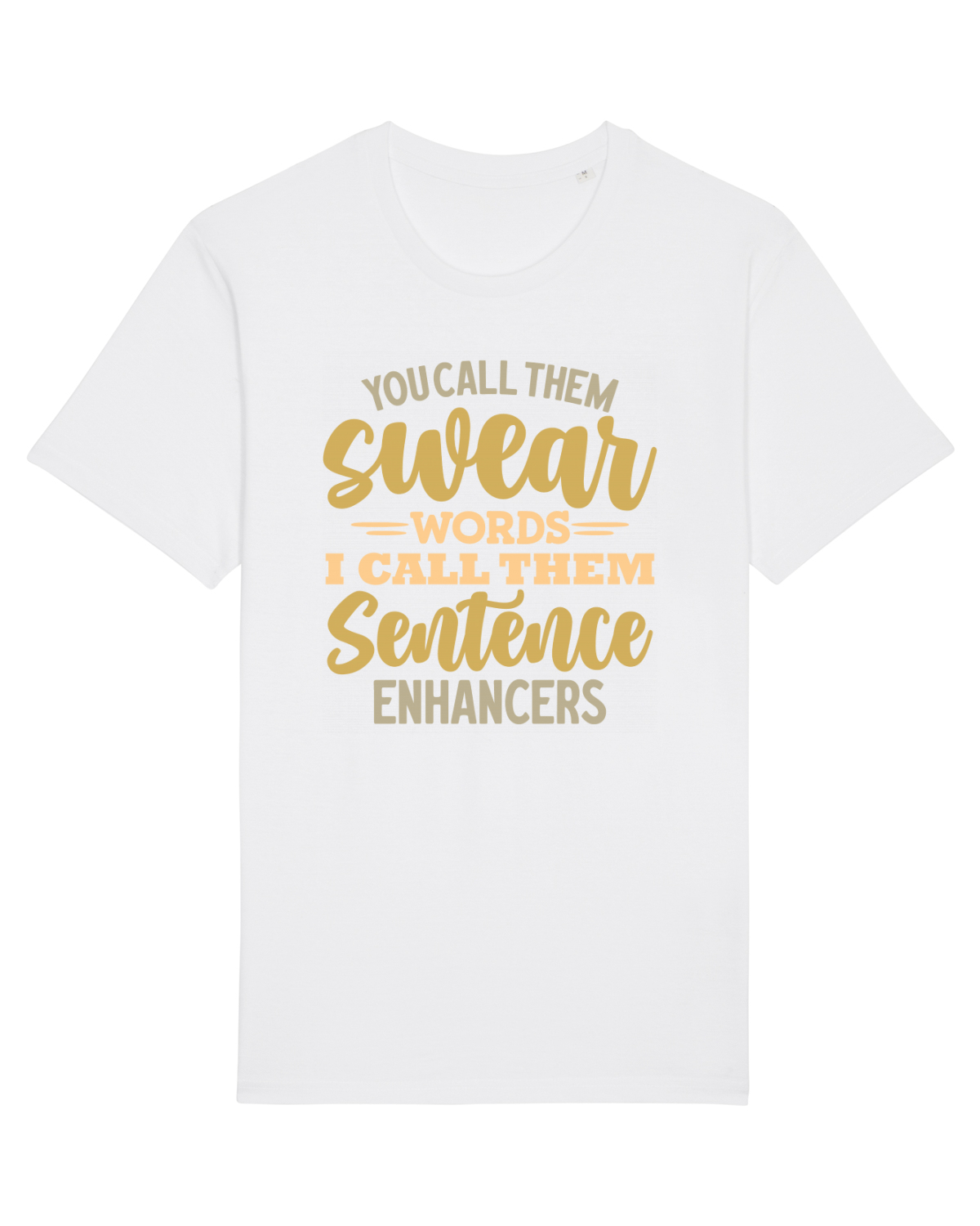 Tricou mânecă scurtă Unisex Rocker White