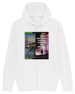 The Smarter You Are The Less You Speak Hanorac cu fermoar Unisex Connector