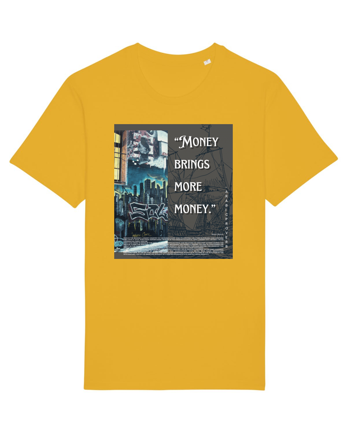 Tricou mânecă scurtă Unisex Rocker Spectra Yellow