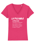 La pulivara Tricou mânecă scurtă guler V Damă Evoker