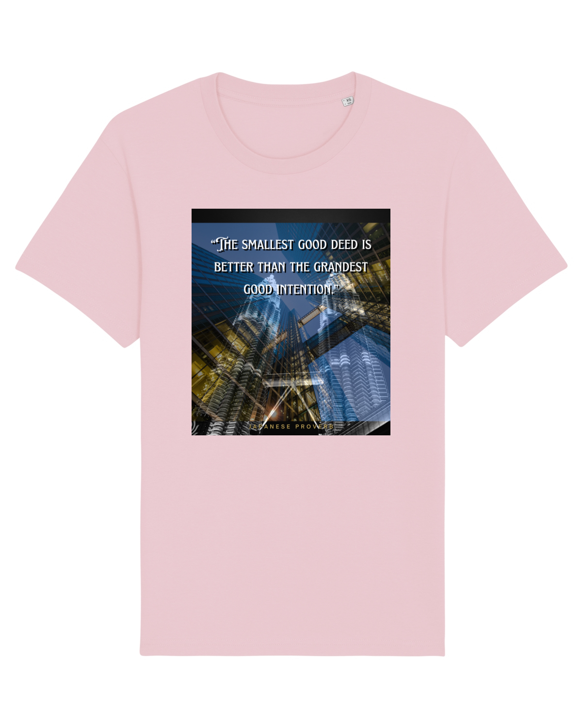 Tricou mânecă scurtă Unisex Rocker Cotton Pink