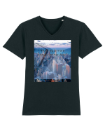 Nothing Is More Expensive Than Free Tricou mânecă scurtă guler V Bărbat Presenter