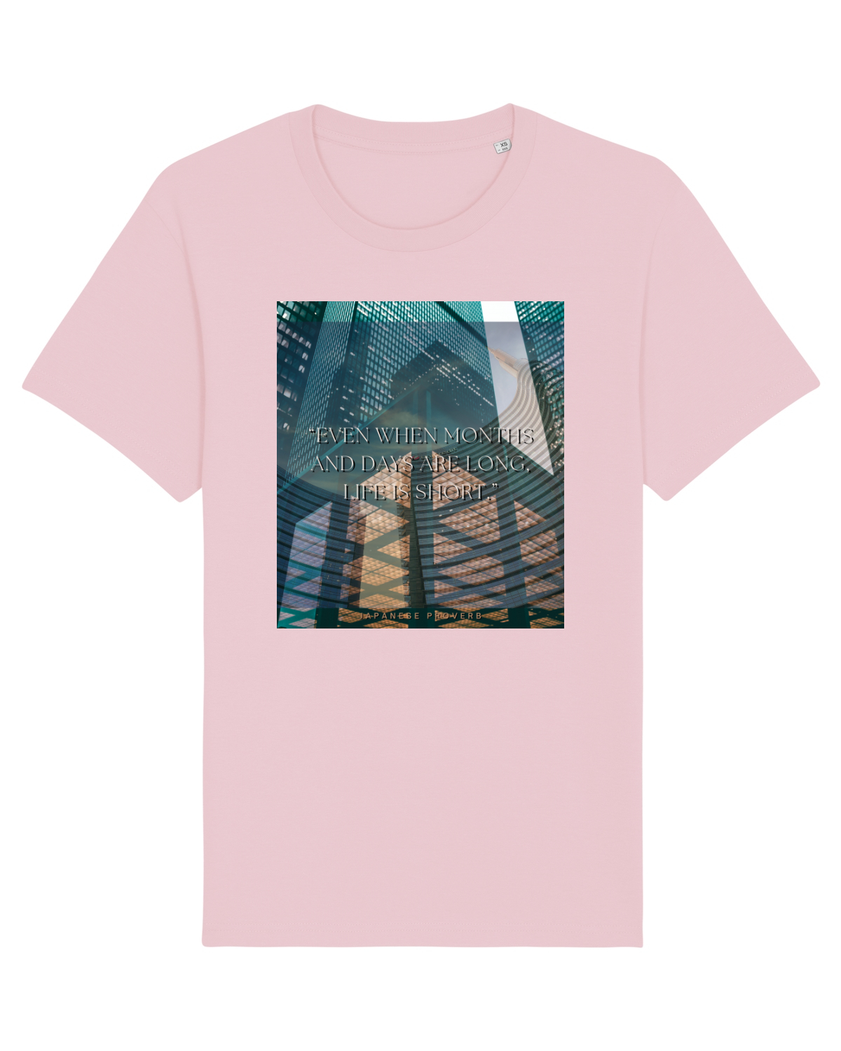 Tricou mânecă scurtă Unisex Rocker Cotton Pink