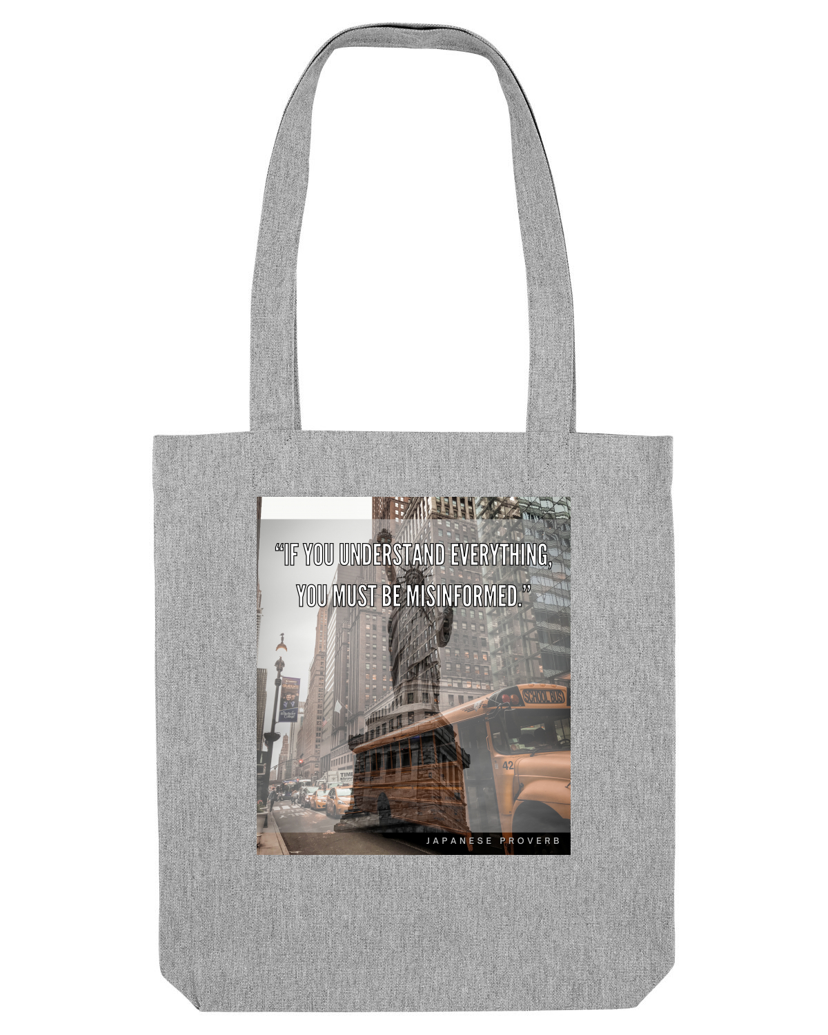 Sacoșă textilă Heather Grey