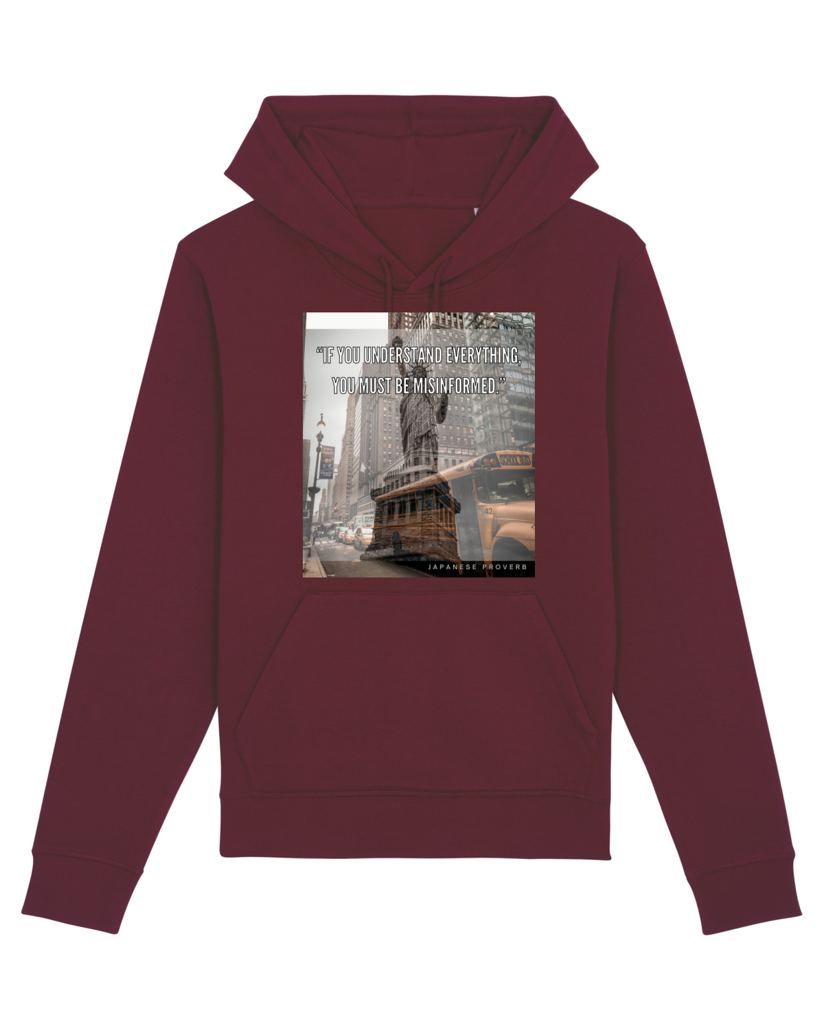 Hanorac Unisex Drummer Burgundy