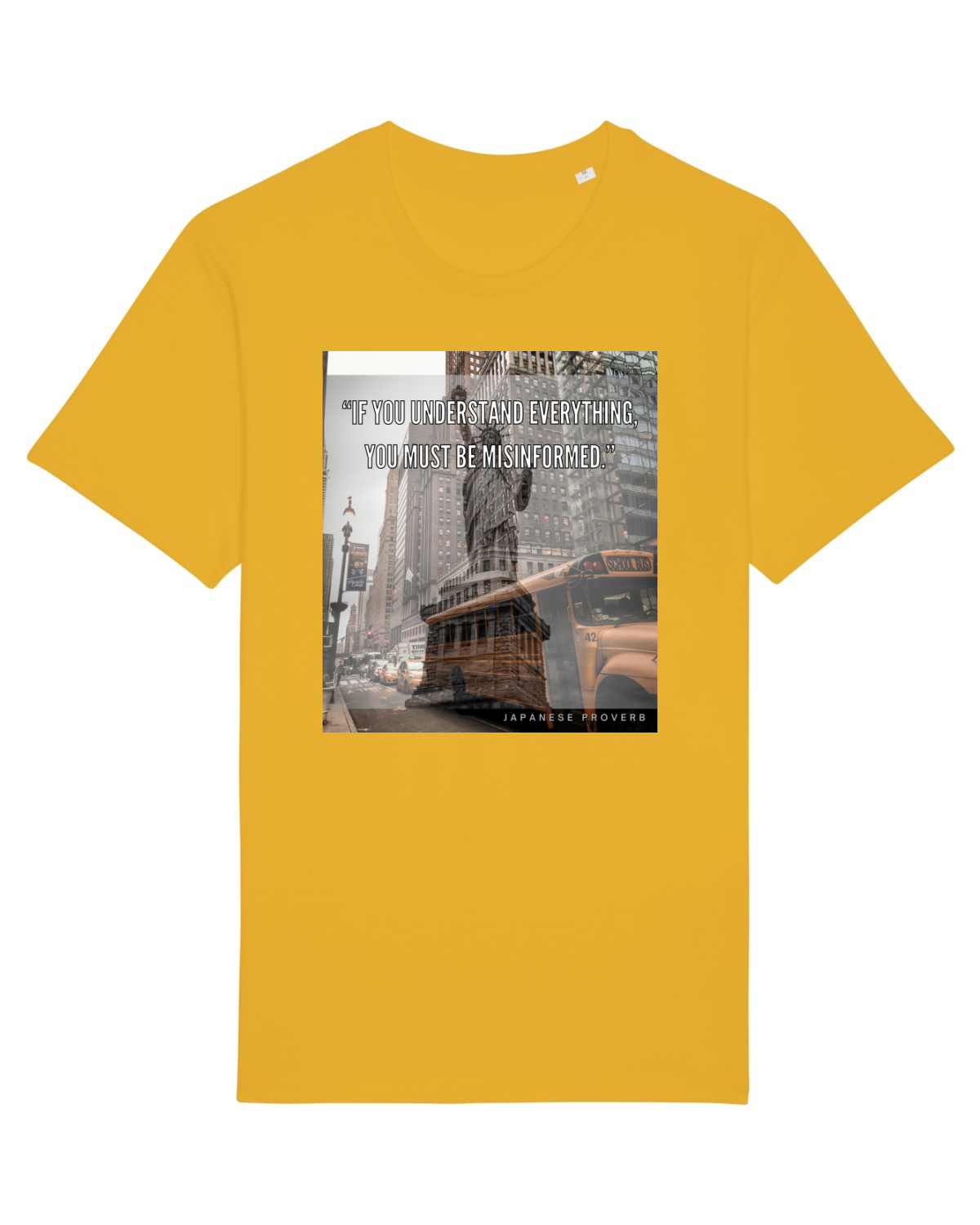 Tricou mânecă scurtă Unisex Rocker Spectra Yellow