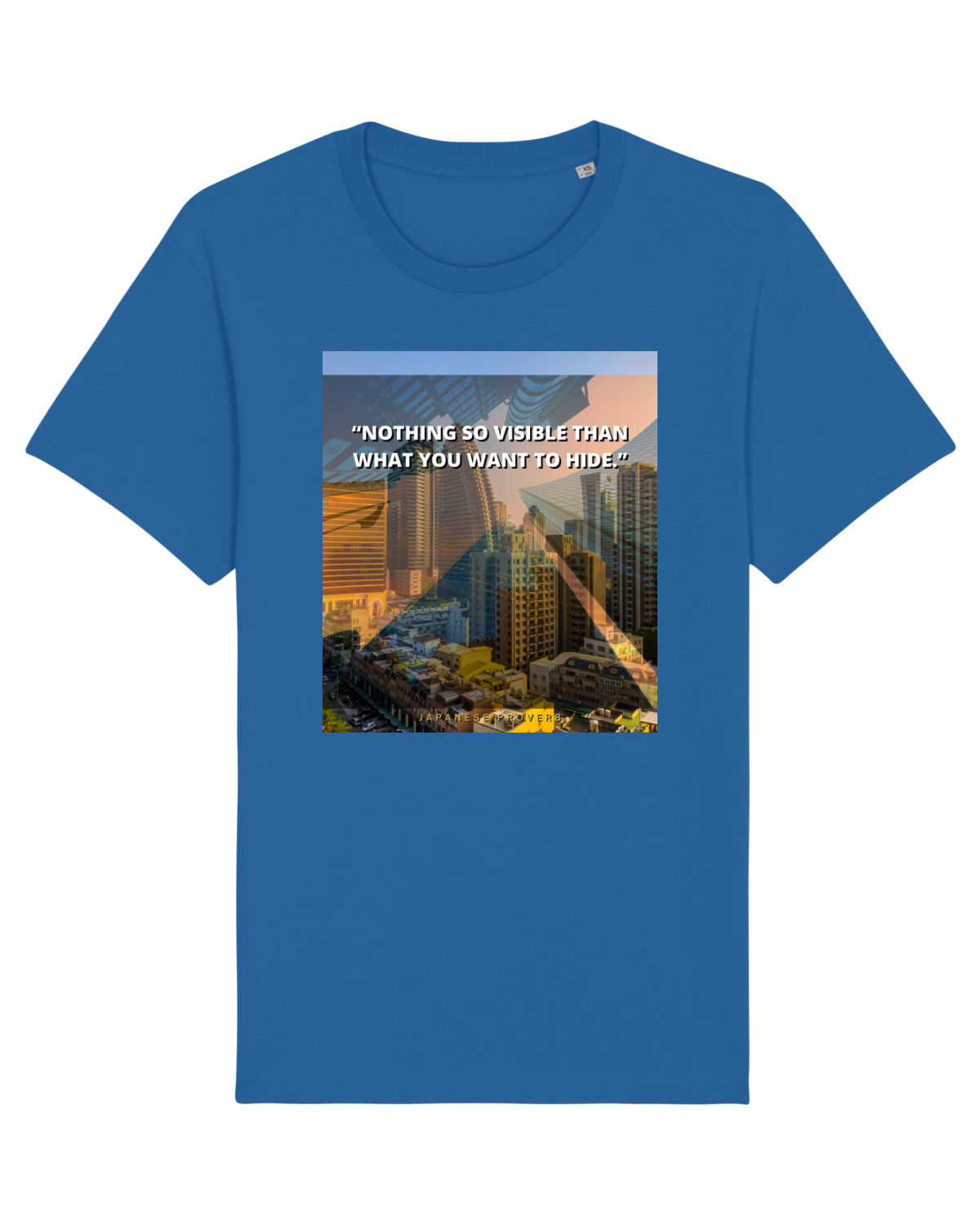Tricou mânecă scurtă Unisex Rocker Royal Blue